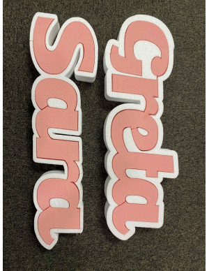 POLISTIROLO SCRITTA  NOME