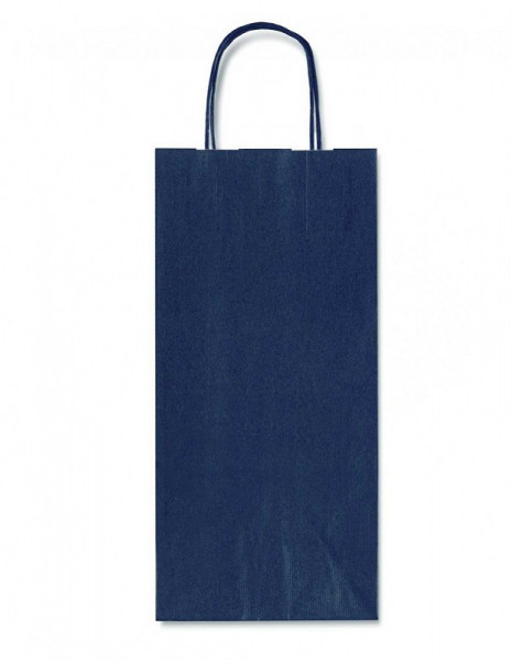 BUSTA PORTABOTTIGLIA - 14x8x40 cm - BLU