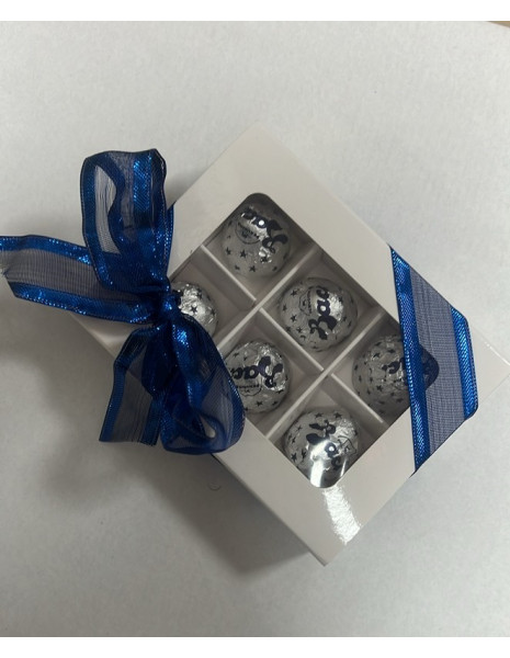 SCATOLA BIANCO 6 PRALINE cm 10x13xh3