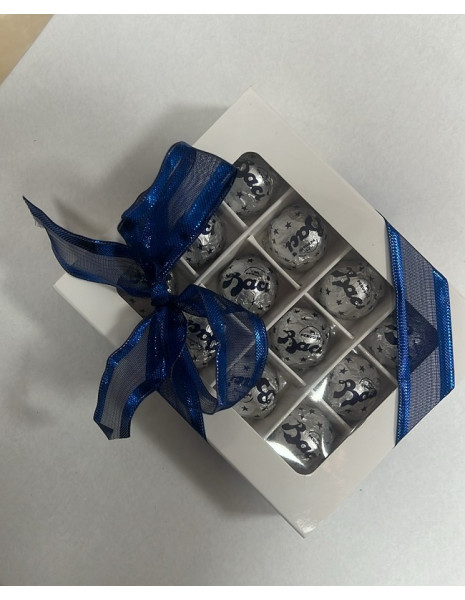 SCATOLA BIANCO 12 PRALINE CM 15X12XH3