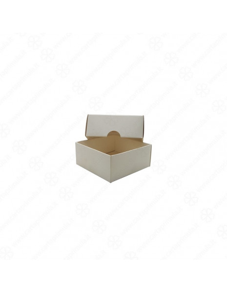 SCATOLA MULTIUSO - 10x10xh4.5 - BIANCO
