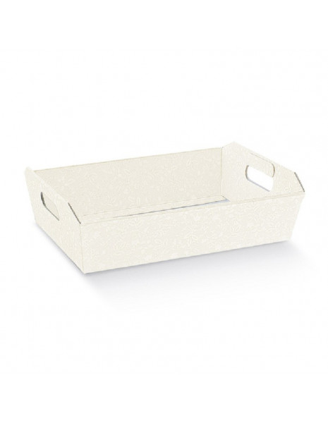 CESTO 310X220X90 HARMONY BIANCO