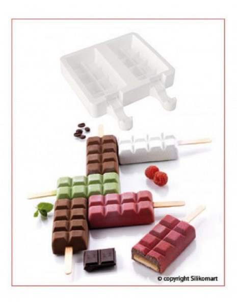 STAMPO IN SILICONE X GELATI CHOCO STICK