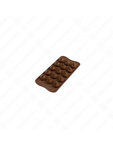 STAMPO IN SILICONE - CHOCO FLAME - 3D...