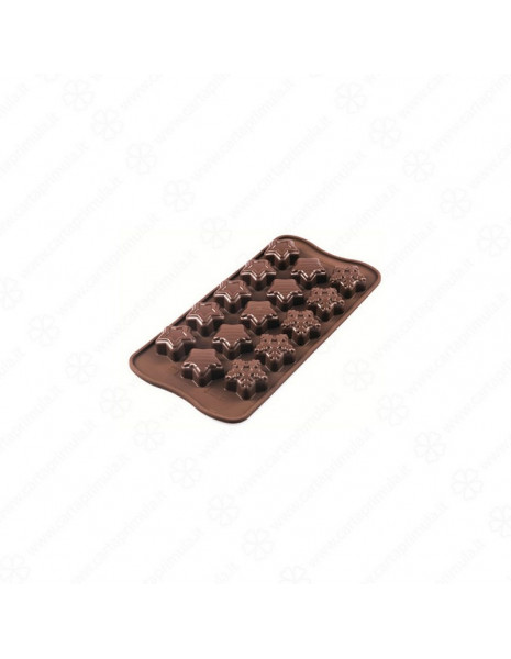 STAMPO IN SILICONE - WINTER STARS -...