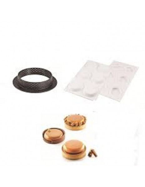 STAMPO IN SILICONE CON 6 ANELLI - KIT...