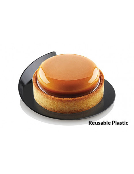 VASSOIO MONOPORZIONE TRAYS BLACK 86MM...