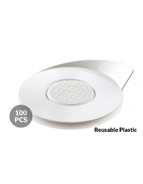 VASSOIO MONOPORZIONE TRAYS WHITE 86MM...