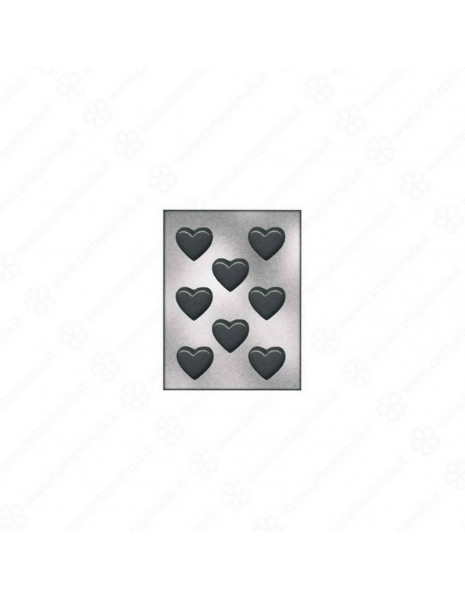 STAMPO IN PLASTICA - CUORI LISCI -...