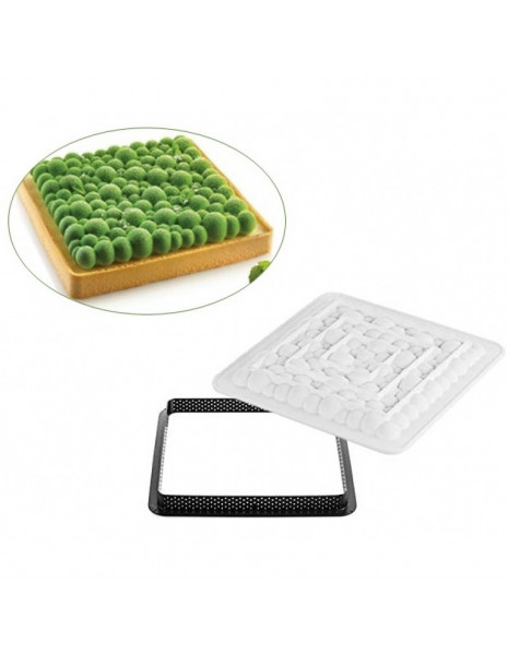 KIT TARTE BUBBLE 20X20MM SET STAMPO...