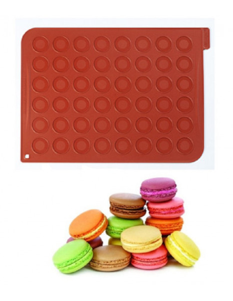 TAPPETO IN SILICONE - 48 MACARONS -...
