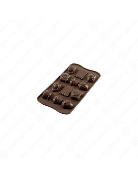 STAMPO IN SILICONE - TEA TIME - 3D -...