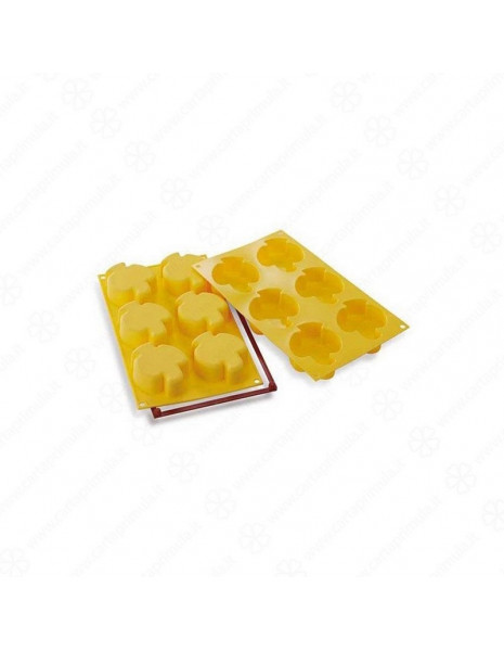 STAMPO IN SILICONE - COLOMBINA - 3D -...
