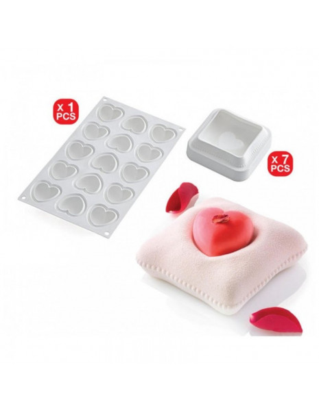 7 STAMPI IN SILICONE TVB +1 STAMPO...