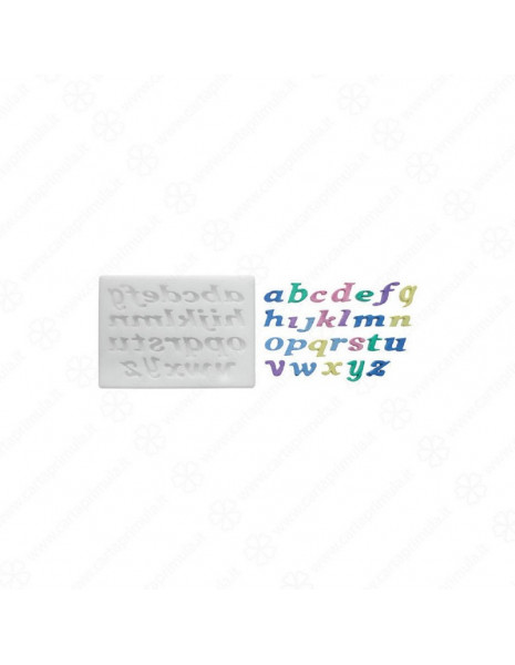 FORMA IN SILICONE - ALPHABET CURSIVE...