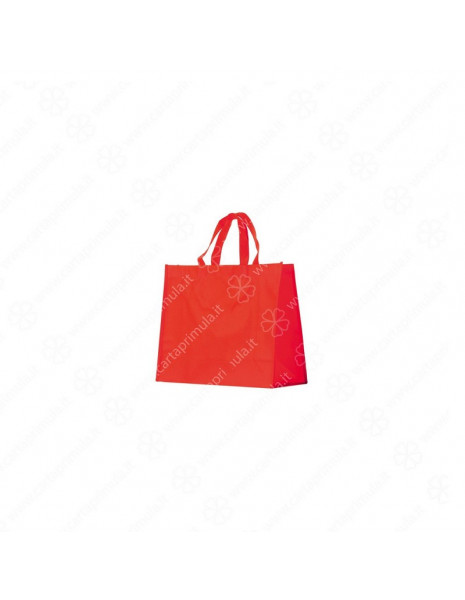 BORSA - IN TNT - 40x44x14 cm - ROSSO