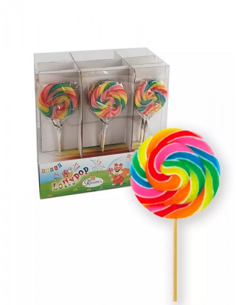 LOLLY SPIRALE TRIS ARCOBALENO GR 40