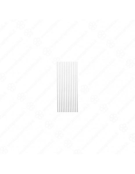CANDELE - FIAMMELLA - 20pz - BIANCO