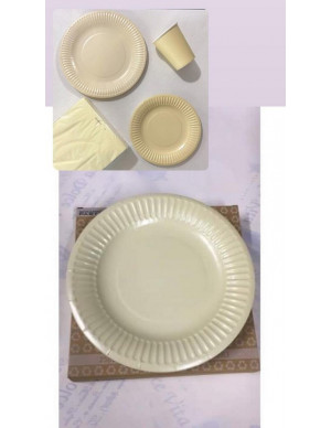 PIATTO BIODEGRADABILE CREMA...