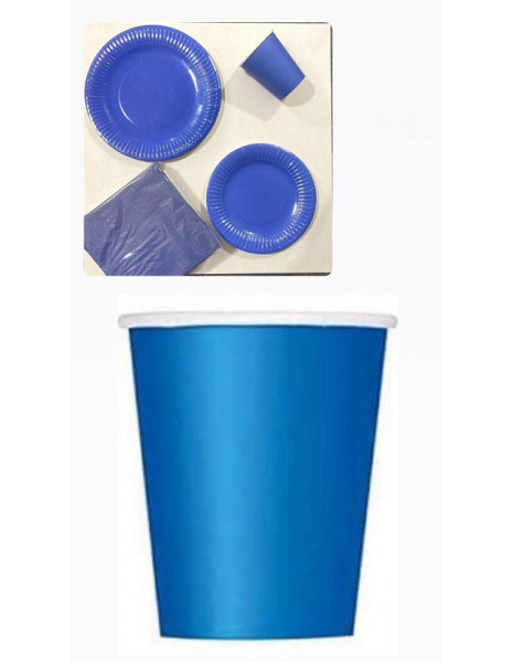 CF.25 BICCHIERI BIODEGRADABILE BLU