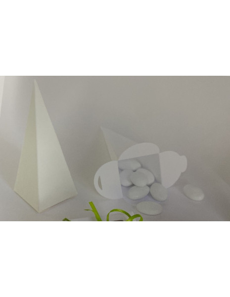 CONO BIANCO IN CARTONCINO 4,5X4,5X14,5