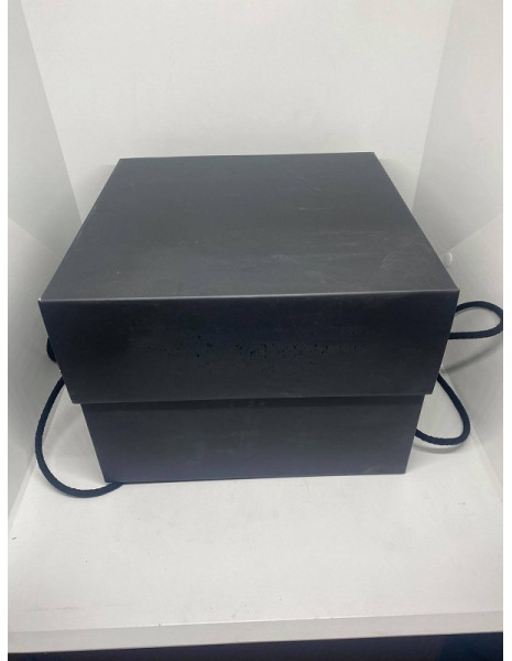 SCATOLA PANETTONE 21 BASSO CUBE NERO