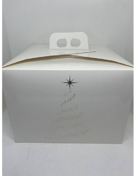 SCATOLA PANETTONE ALBERO 22 BASSO...