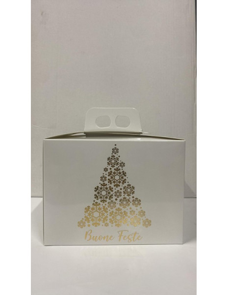 SCATOLA PANETTONE ALBERO 22 BASSO...