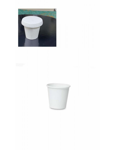 BICCHIERI CARTA  CAFFE 75ml. BIANCO...