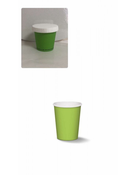 BICCHIERI CARTA  CAFFE 75ml. VERDE pz.50