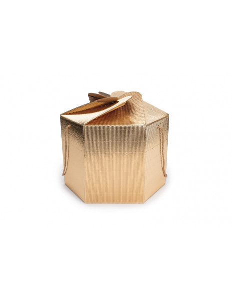 SCATOLO PANETTONE FIORE 2KG ORO