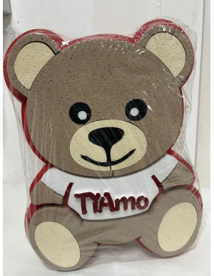 ORSETTO POLISTIROLO ROSSO...