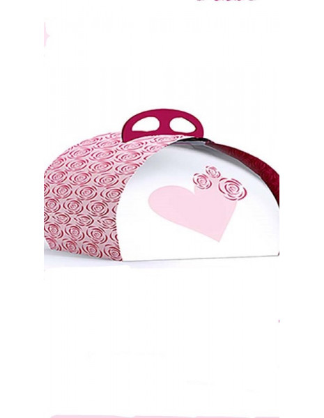 SCATOLE PETALO ROSE/CUORI cm.25x25