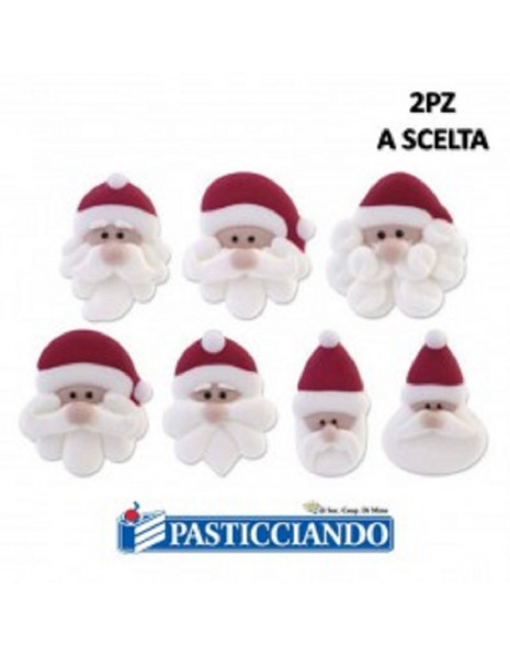 BABBO NATALE PIATTI DI ZUCCHERO PZ 6