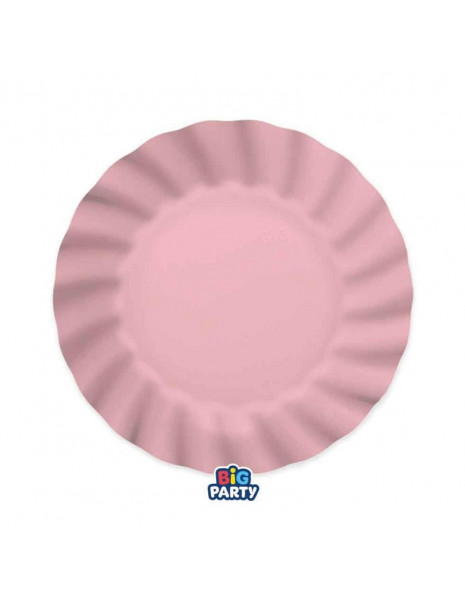 PIATTO CM 20 ROSA BABY PZ 6