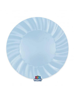 PIATTO CM 25 CELESTE BABY PZ 6