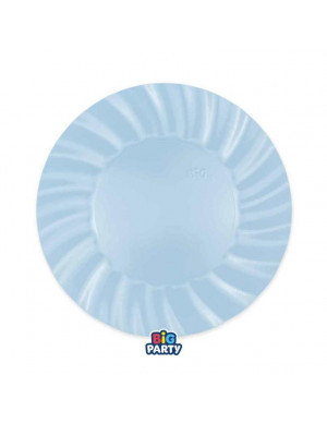 PIATTO CM 20 CELESTE BABY PZ 6