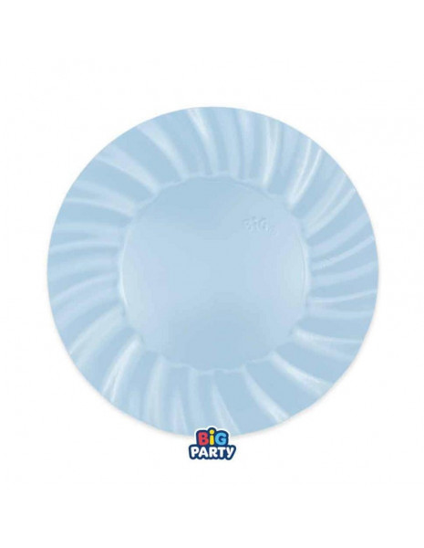 PIATTO CM 20 CELESTE BABY PZ 6