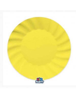 PIATTO CM 25 GIALLO PZ 6