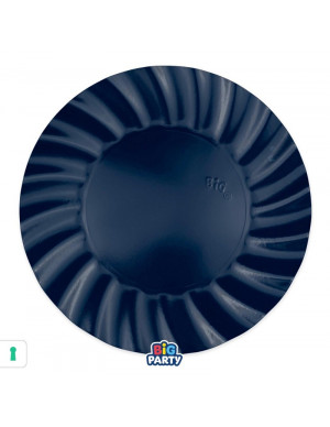 PIATTO CM 25 BLU PZ 6
