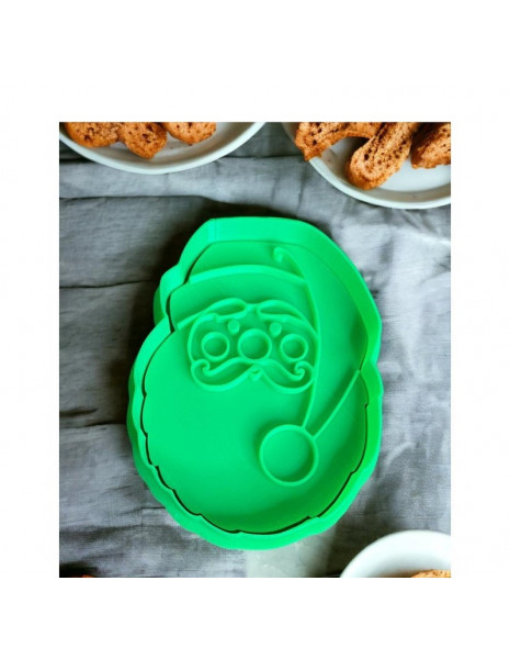 TAGLIAPASTA BISCOTTI BABBO NATALE  3D...