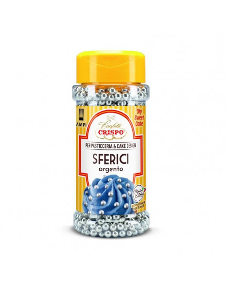PERLINE SFERICI ARGENTO GR 95