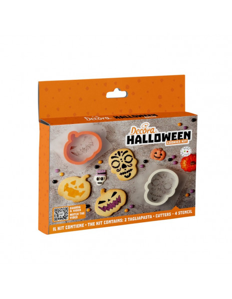 KIT 2 TAGLIAPASTA E 4 STENCIL HALLOWEEN