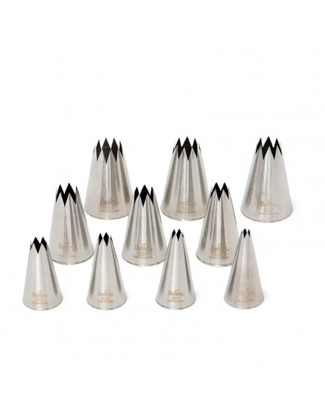 SET 10 CORNETTI STELLA DI VARIE MISURE
