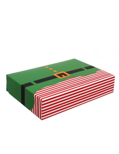 SCATOLA X DOLCIUMI NATALE 24X16 ELFI