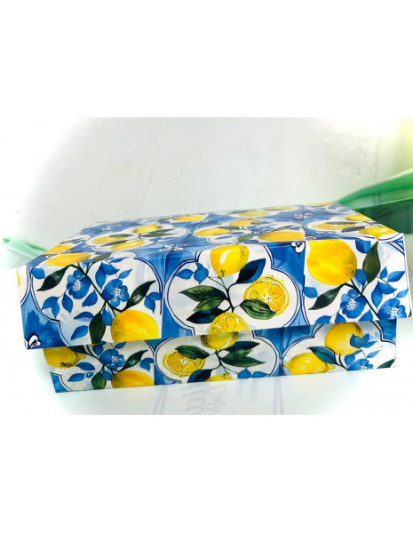 SCATOLA X DOLCIUMI AMALFI 23,5X16XH5