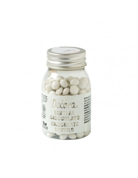 MINI LENTI ALCIOCCOLATO BIANCO  80GR
