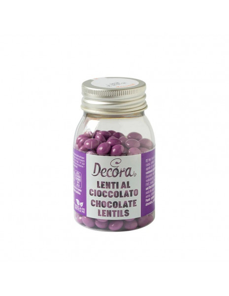 MINI LENTI AL CIOCCOLATO VIOLA 80gr