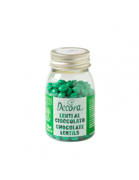 MINI LENTI AL CIOCCOLATO VERDE FOGLIA...