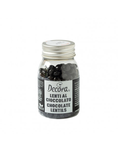 MINI LENTI AL CIOCCOLATO NERO 80GR
